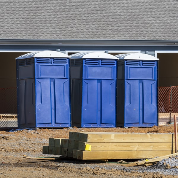 are there any restrictions on what items can be disposed of in the porta potties in Geneva IA